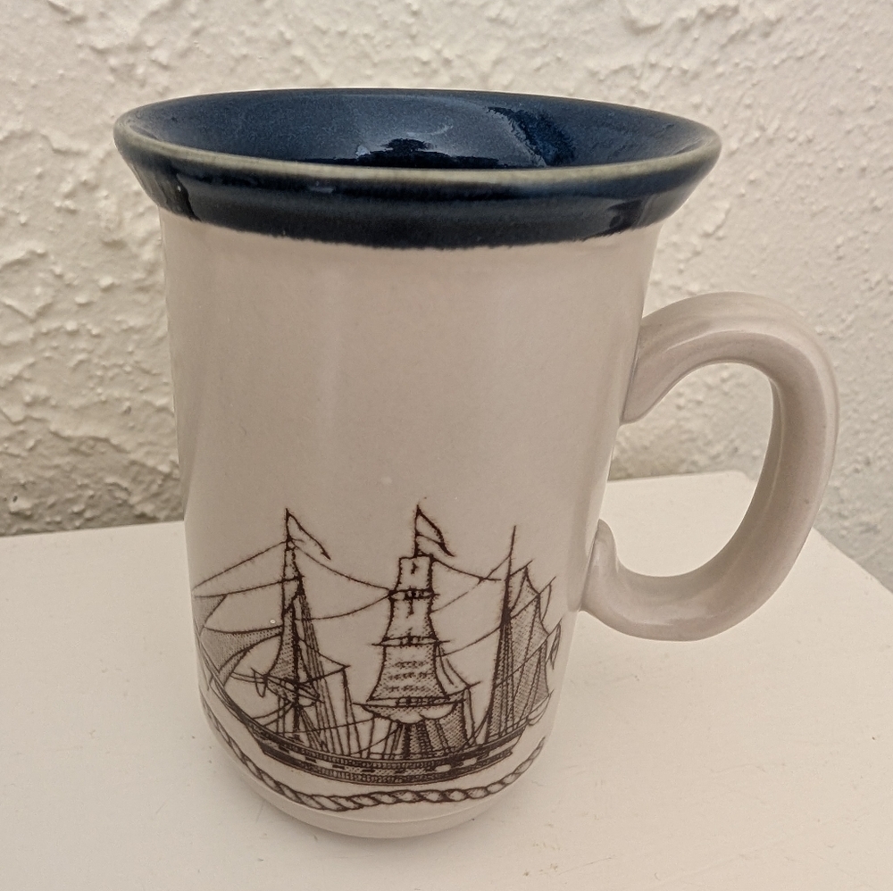 Vintage Churchill England Nautical Mug-The Barque Jane Blair